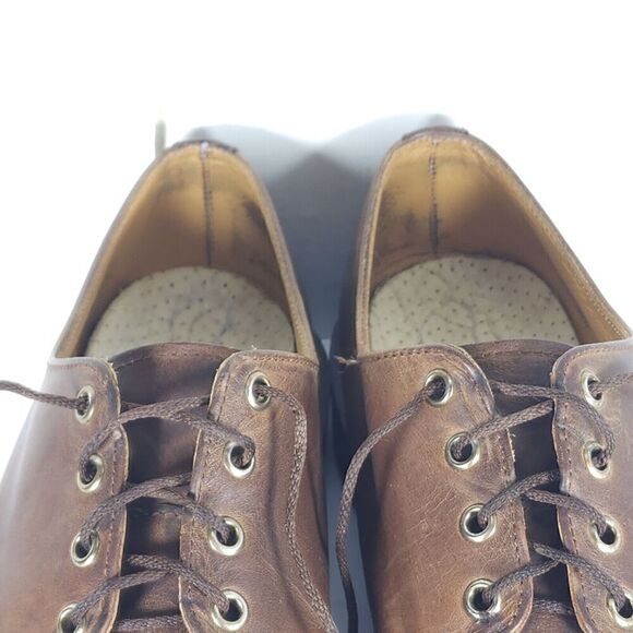 Dr Martens Men's 1561/59 VTG US12 Uk11 Brown Leather 4 Eyelet Oxford Shoes - Picture 7 of 16